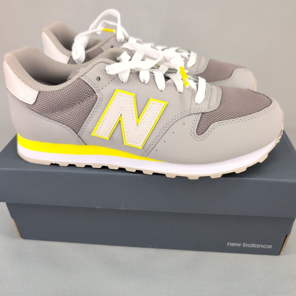 New Balance 510 Sneakers Women 10 Grey Yellow Isaac Mizrahi Live
